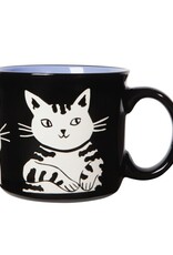 Tasse Noir - Chat Meow