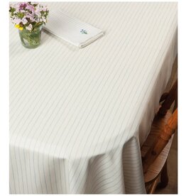Nappe Rayures bleu - 60 x 120"