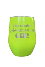 La maison du bar Verre iso - Pu capable amenez du Gin - Vert