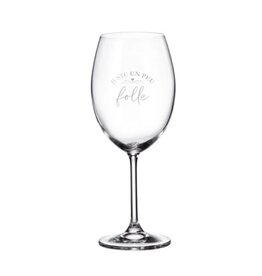 La maison du bar Verre vin - Juste un peu folle