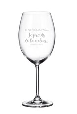 La maison du bar Verre à vin -  Je ne vieillis pas ...