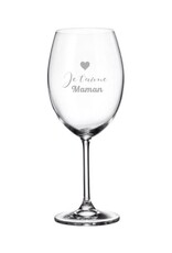 La maison du bar Verre à vin - Je t'aime Maman