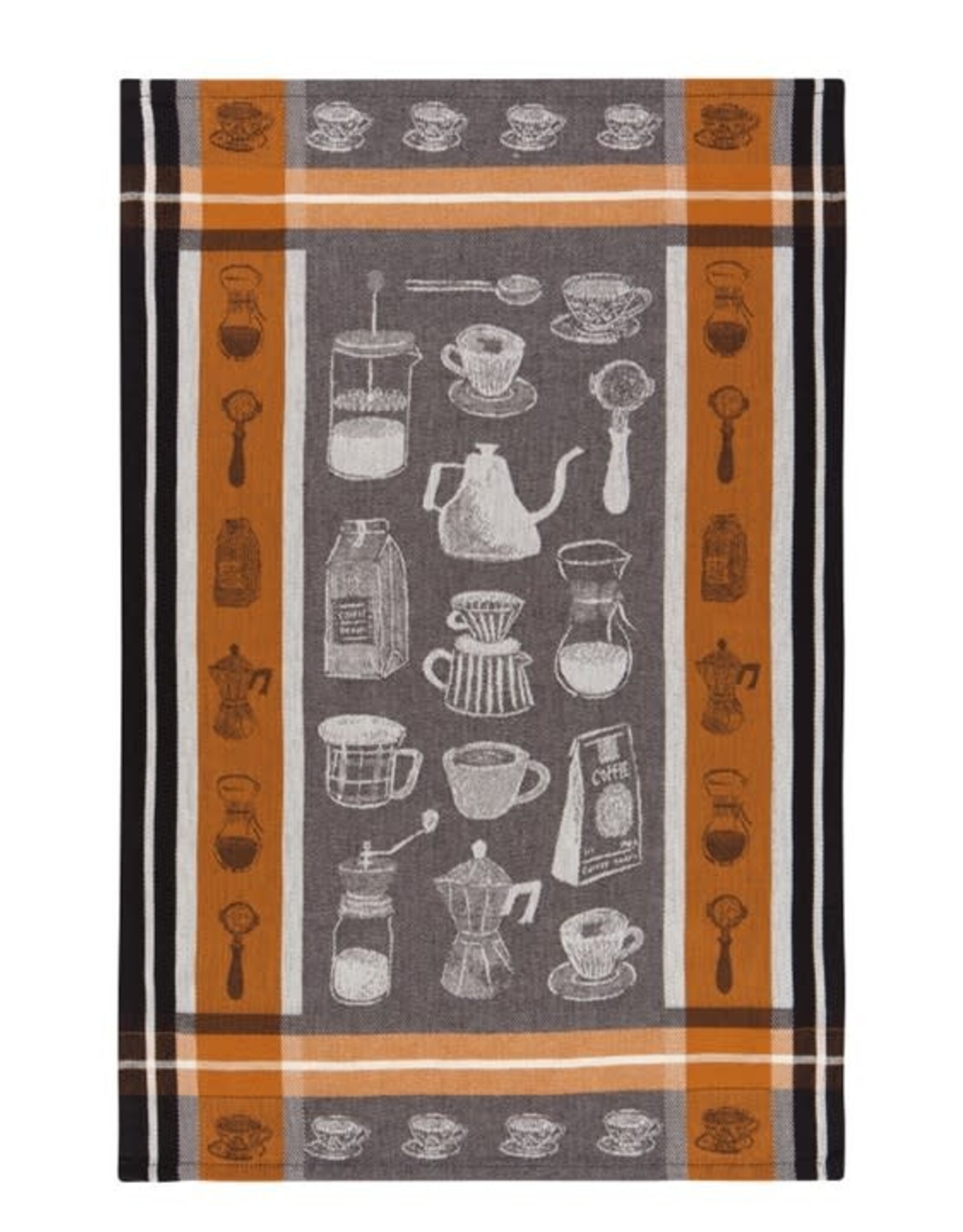 Linge Vaisselle Jacquard - Café