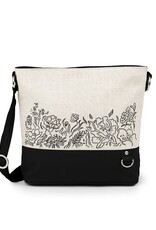 Jak's Sac Fleurs (Réglisse) - Noir