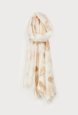 Foulard - Coeurs beige
