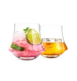 Ens Verre liqueur Tournant