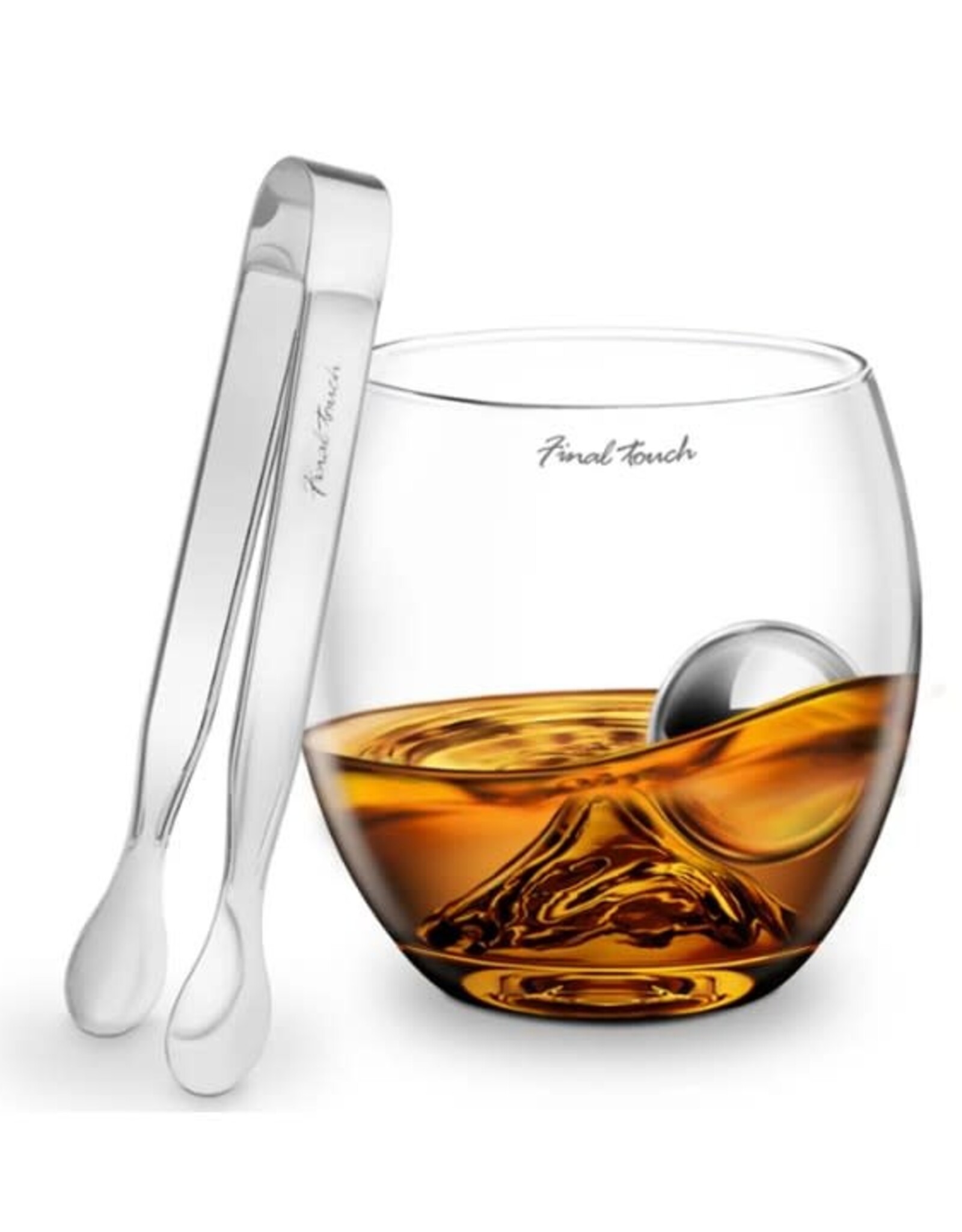 Verre whisky + boule refroidissement