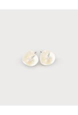 Caracol Boucles d'oreilles - Pavots blanc