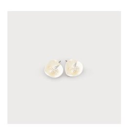 Caracol Boucles d'oreilles - Pavots blanc