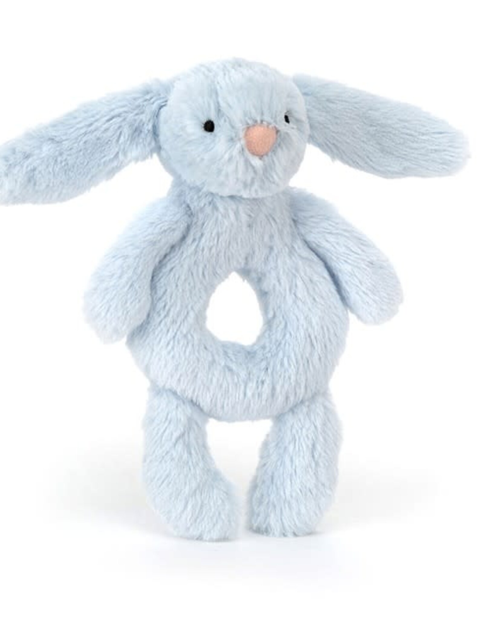 Jellycat Hochet anneau - Lapin Bleu