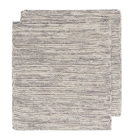 2 torchons en tricot - Charcoal