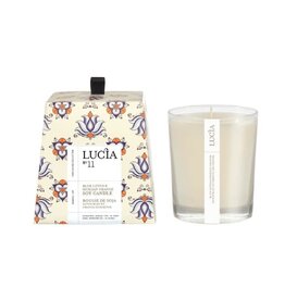 Lucia  par  Pure Living Bougie de soja Lotus bleu & orange