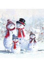 Serv. Table - Famille Bonhomme neige