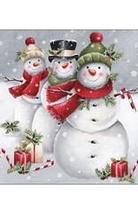 Serv. Table - Bonhomme de neige Smiling