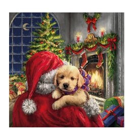 Serv. Table Père Noel + Puppy