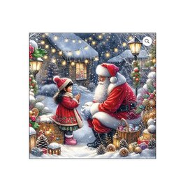 Serv. Table Talking to Santa