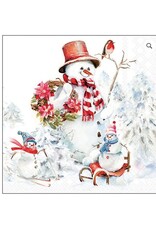 Serv. Table - Bonhomme neige Sportif