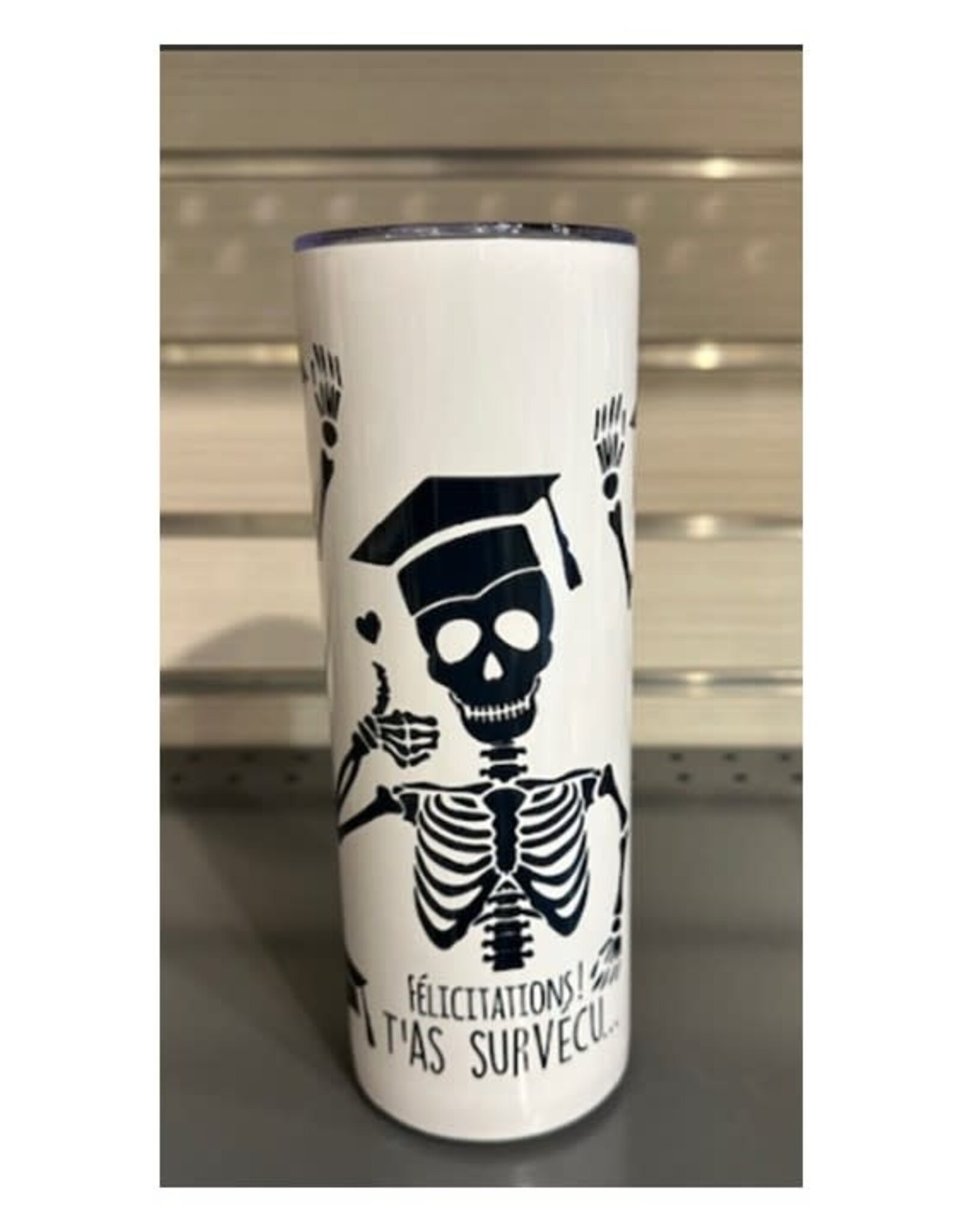 Verre thermos - Félicitations tu as survécu