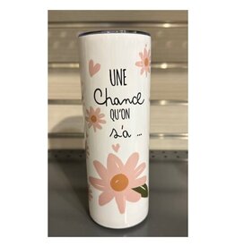 Verre thermos - Une chance qu'on s'a