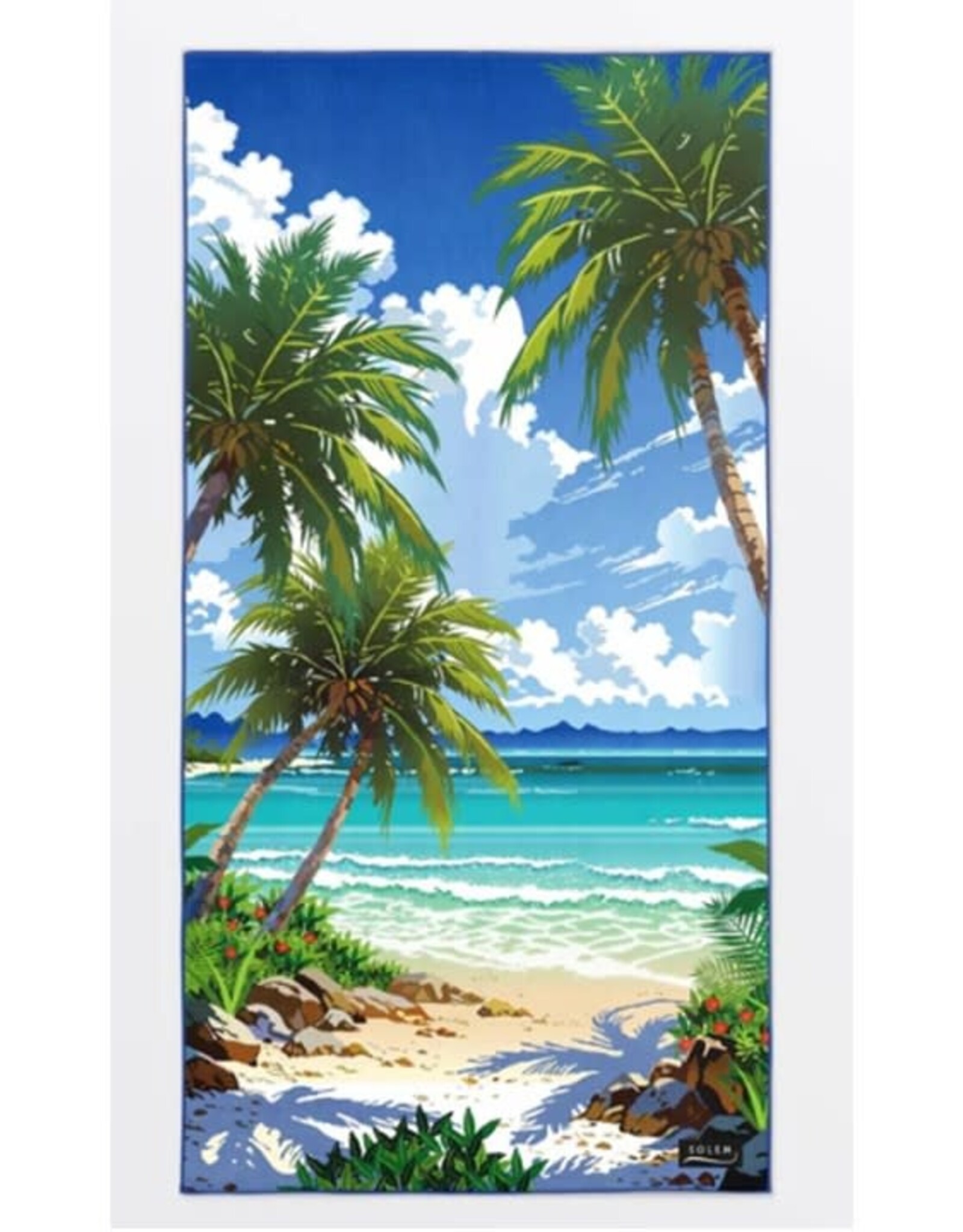Solem Serviette XL  - Bienvenue au Paradis