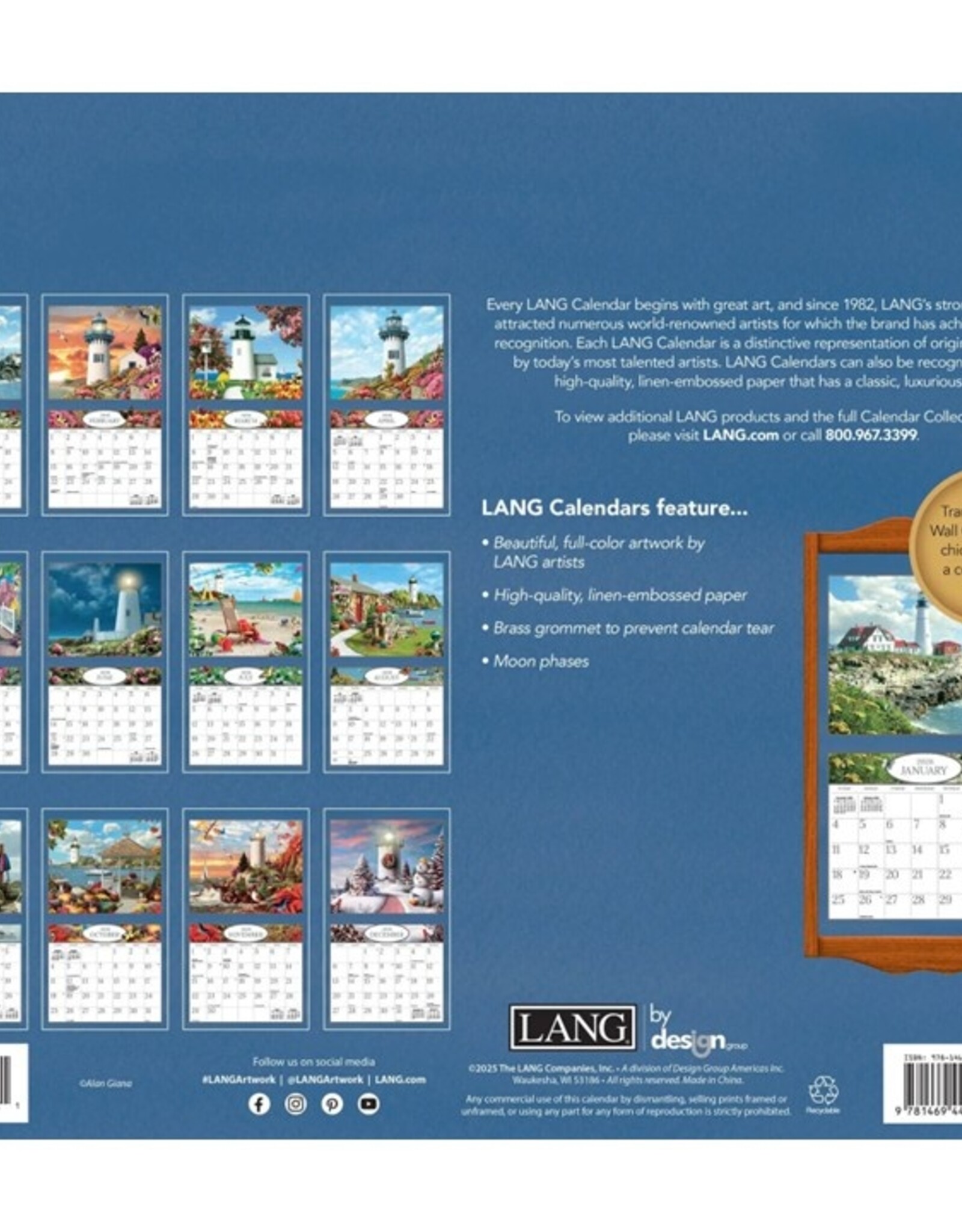 Calendrier 2026 - Lighthouses