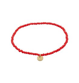 Pilgrim Bracelet élast. -Indie Rouge