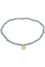 Pilgrim Bracelet élast. -Indie Bleu