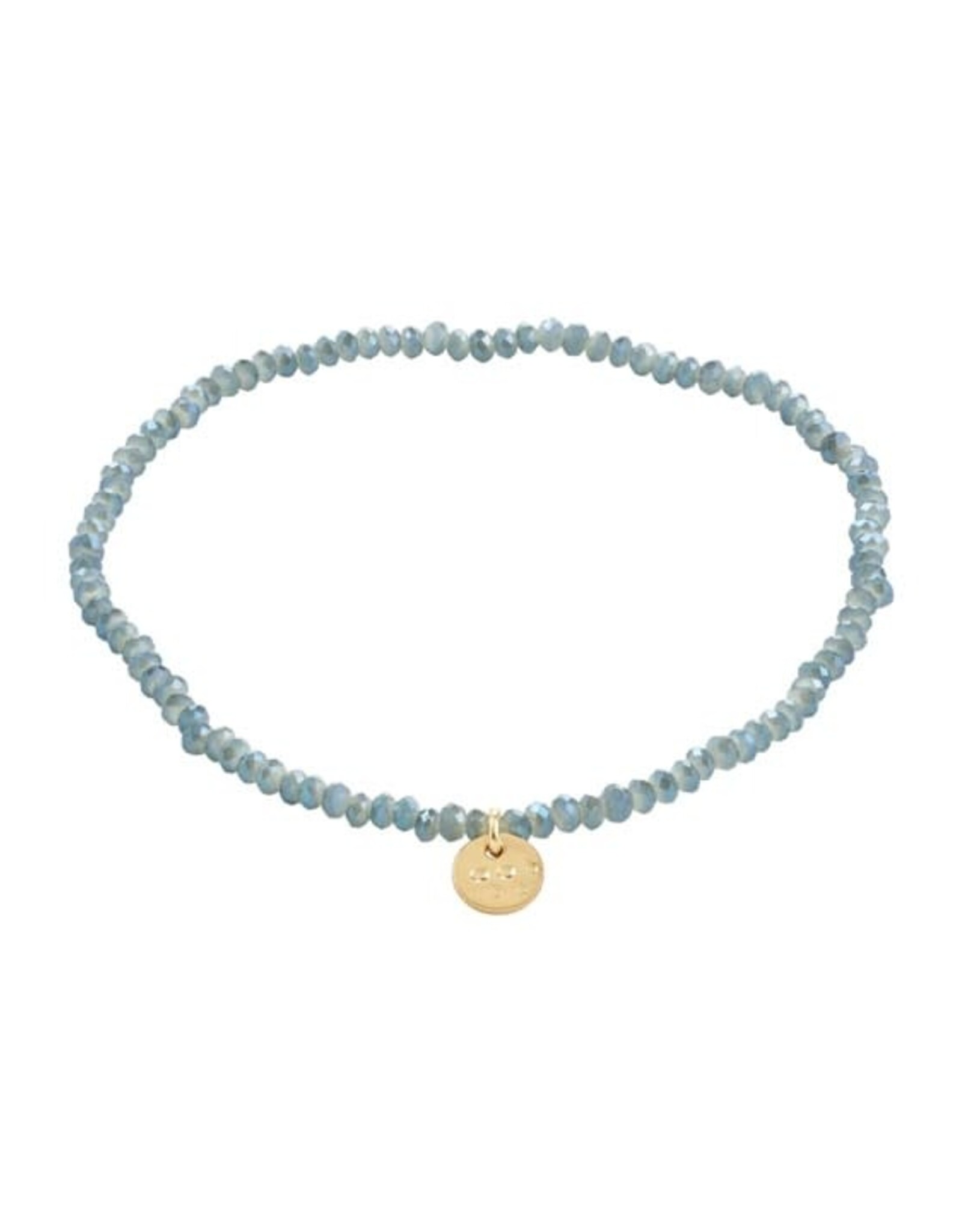 Pilgrim Bracelet élast. -Indie Bleu