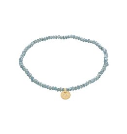 Pilgrim Bracelet élast. -Indie Bleu