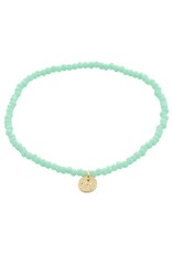 Pilgrim Bracelet élast. -Indie Vert menthe