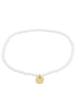 Pilgrim Bracelet élast. -Indie Blanc