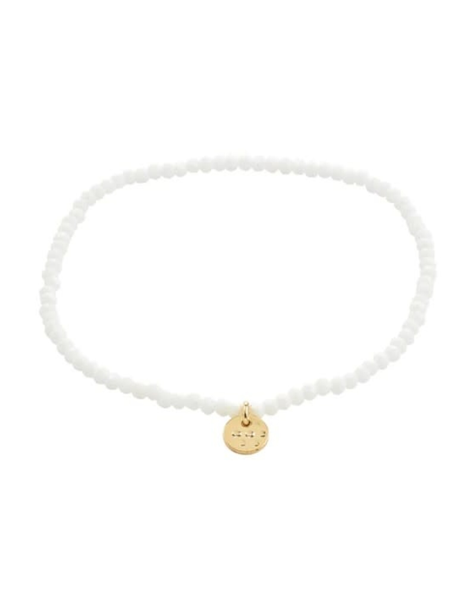 Pilgrim Bracelet élast. -Indie Blanc