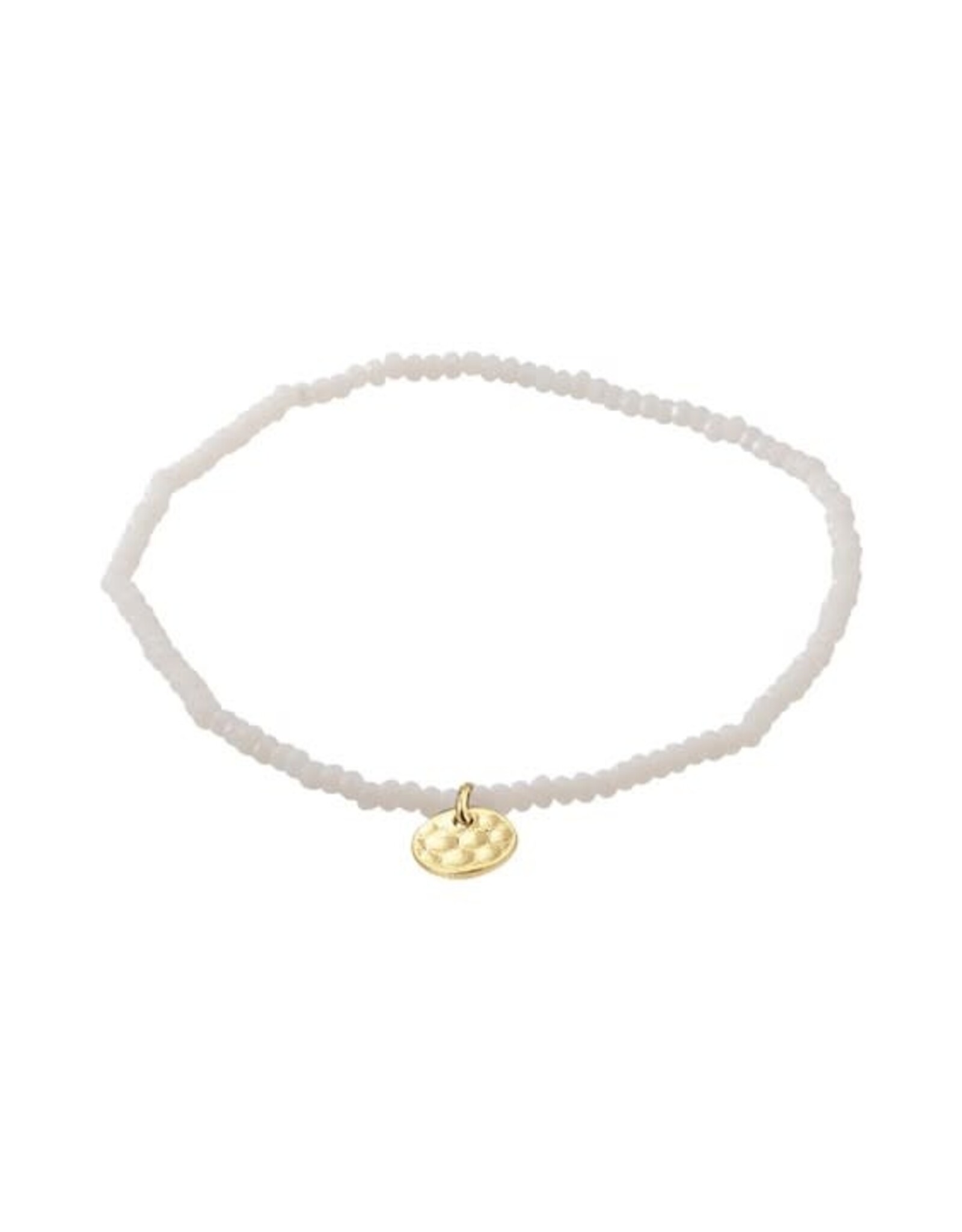 Pilgrim Bracelet élast. - Blanc