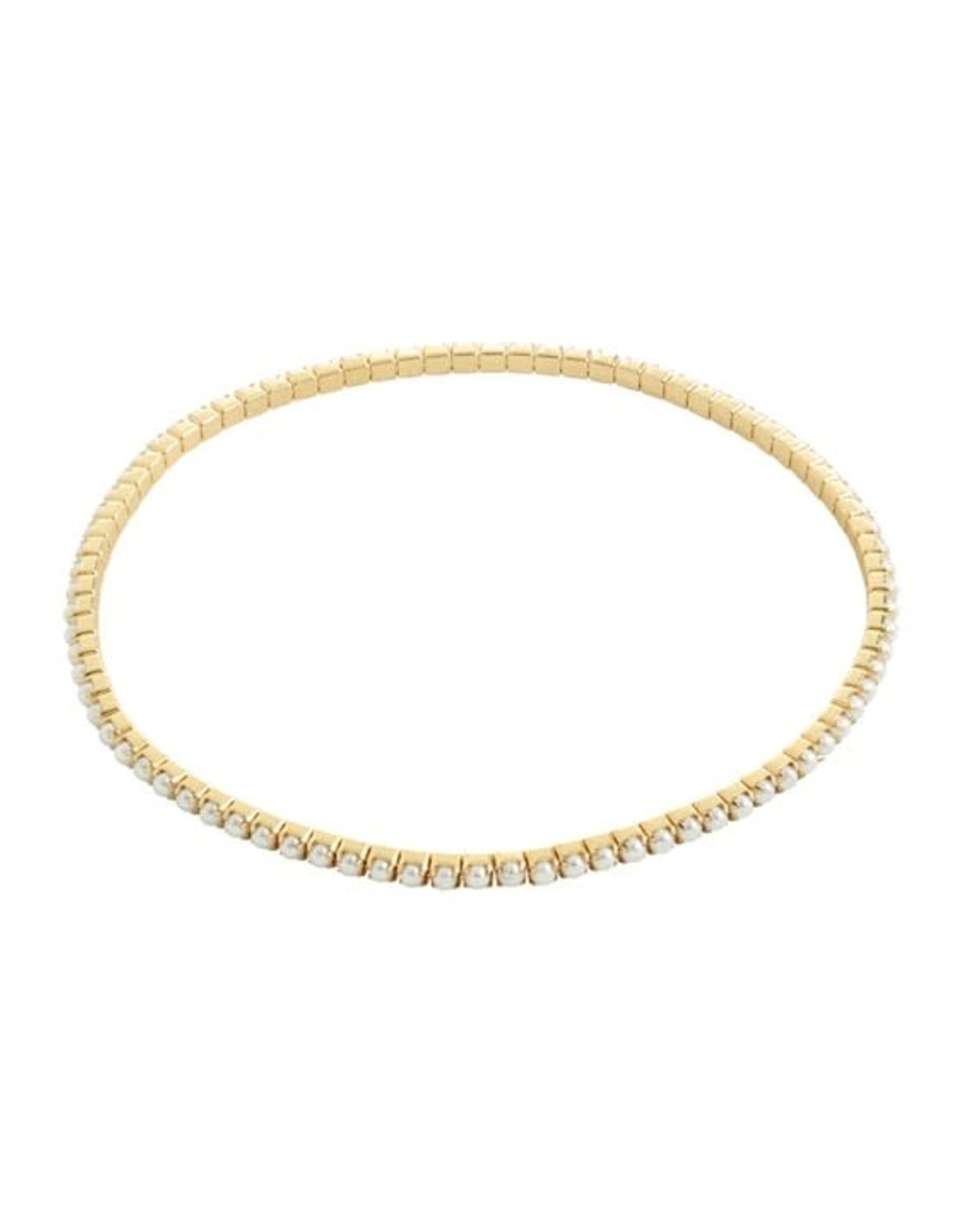 Pilgrim Bracelet Arash  Blanc - Or