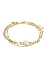 Pilgrim Ens Bracelet Breeze - Or