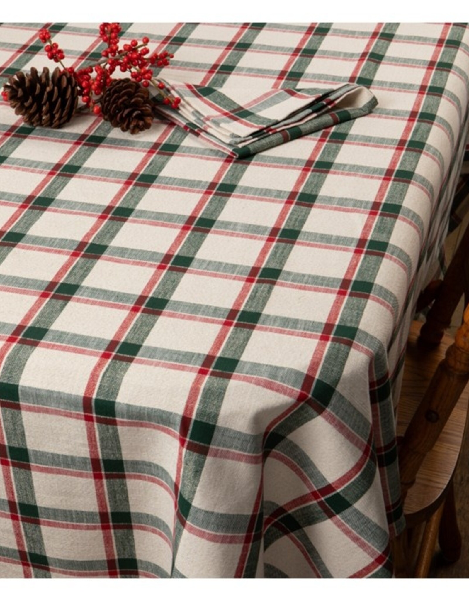 Nappe 60 x 120" - Carreaux Noel