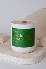 Feu & Co Bougie - Lime, basilic & Mandarine