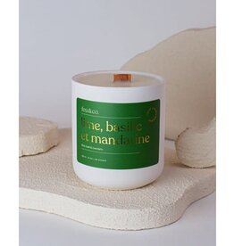 Feu & Co Bougie - Lime, basilic & Mandarine