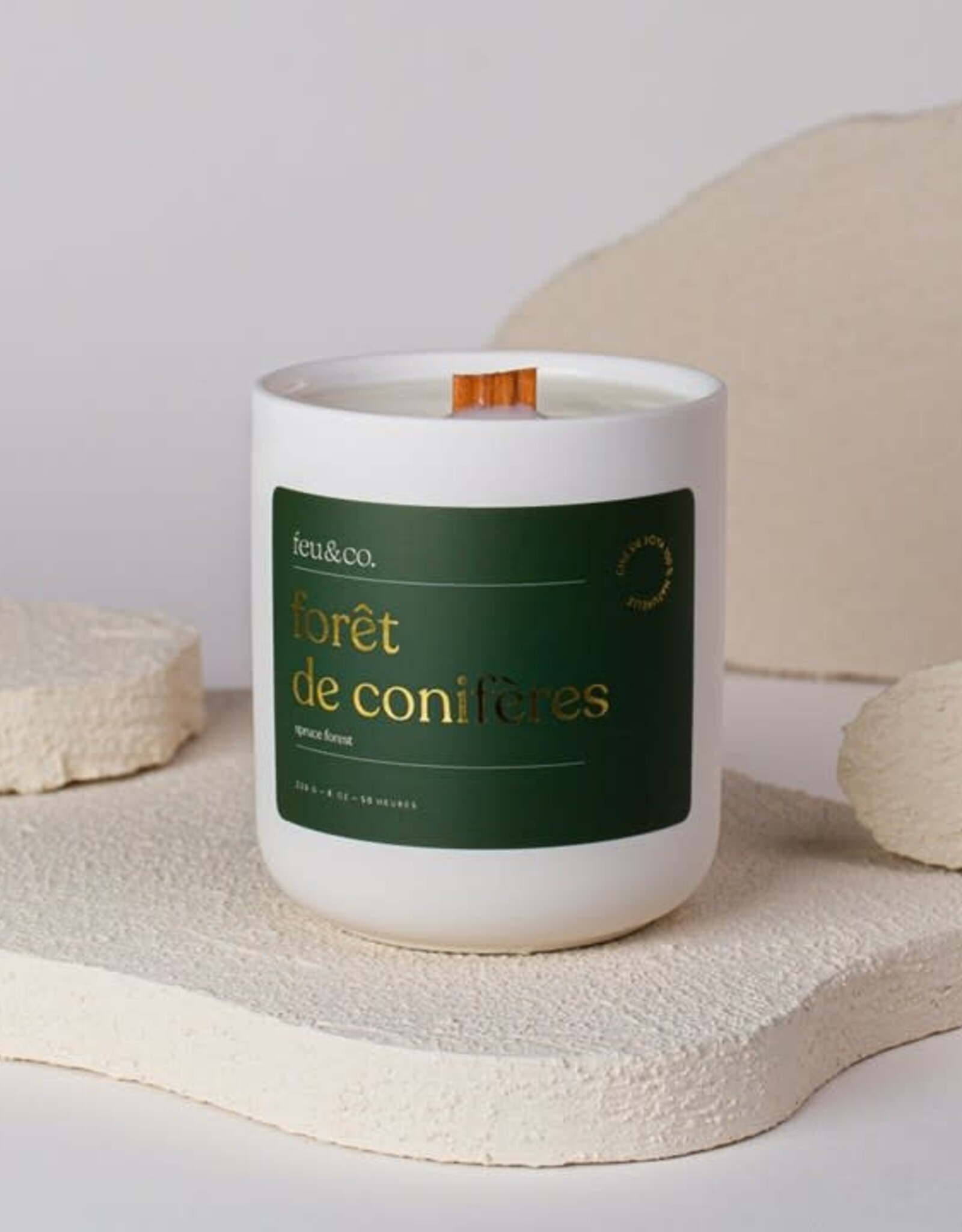 Feu & Co Bougie - Forêt de conifères