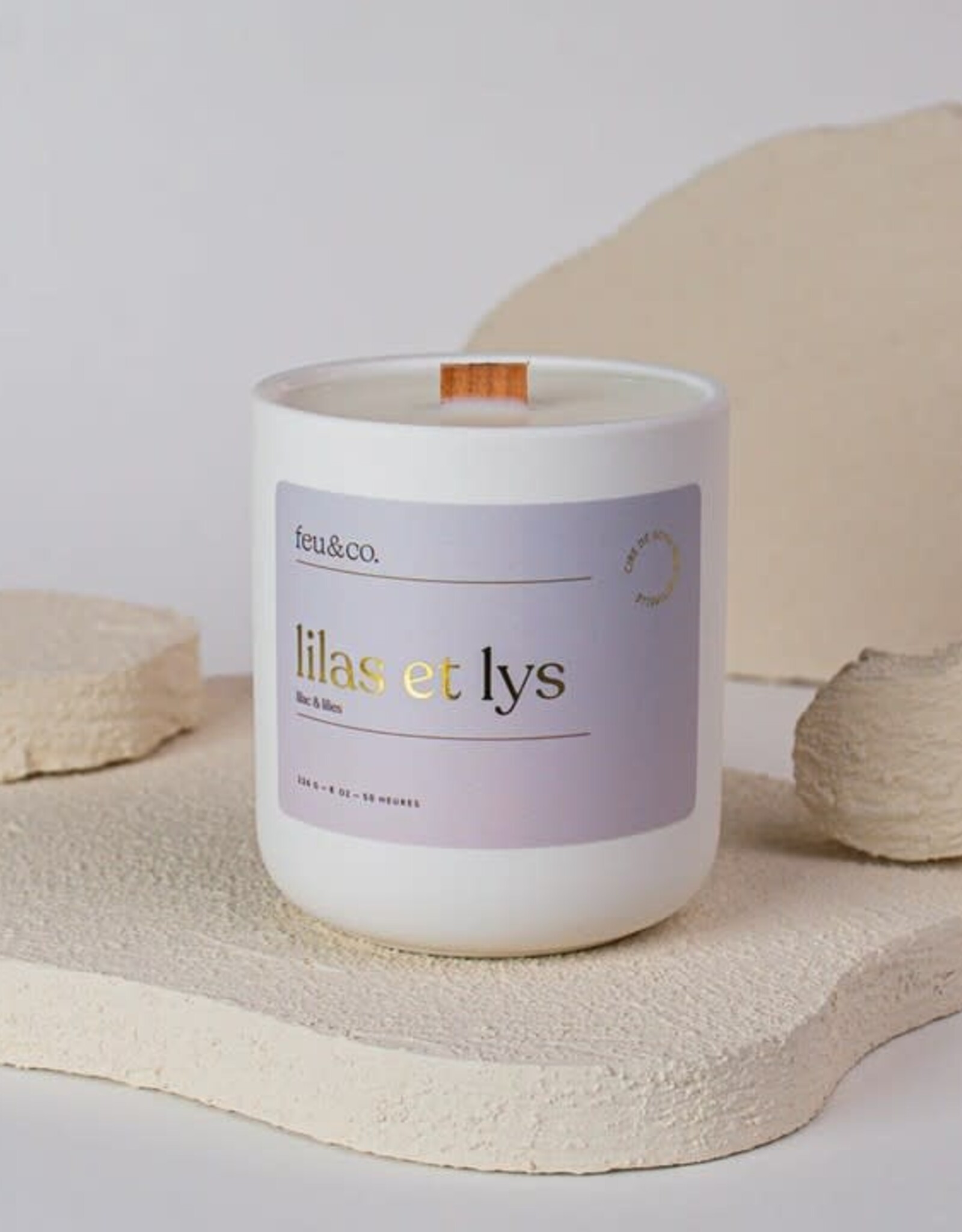 Feu & Co Bougie - Lilas & Lys