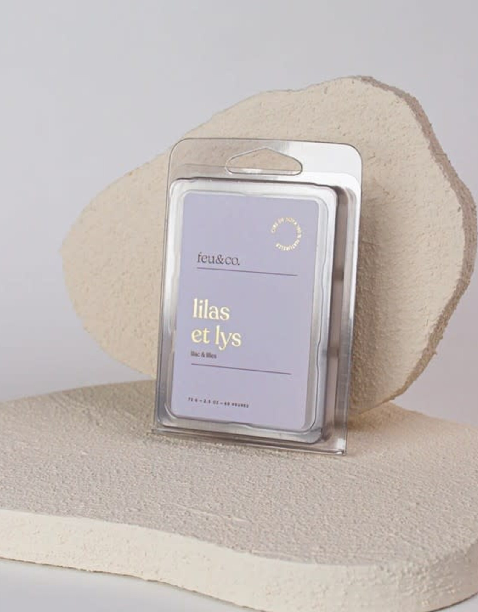 Feu & Co Cube de cire - Lilas
