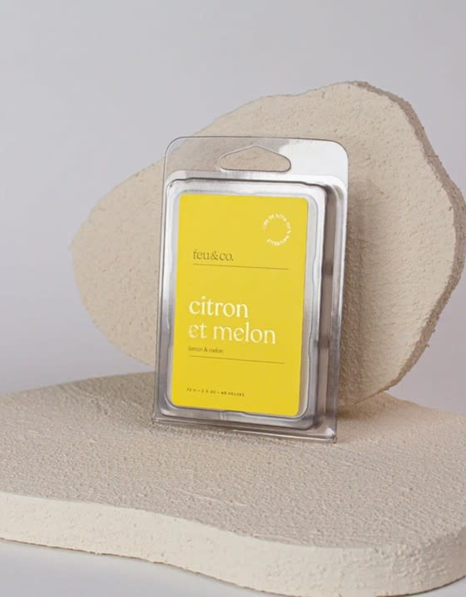 Feu & Co Cube de cire - Citron Melon