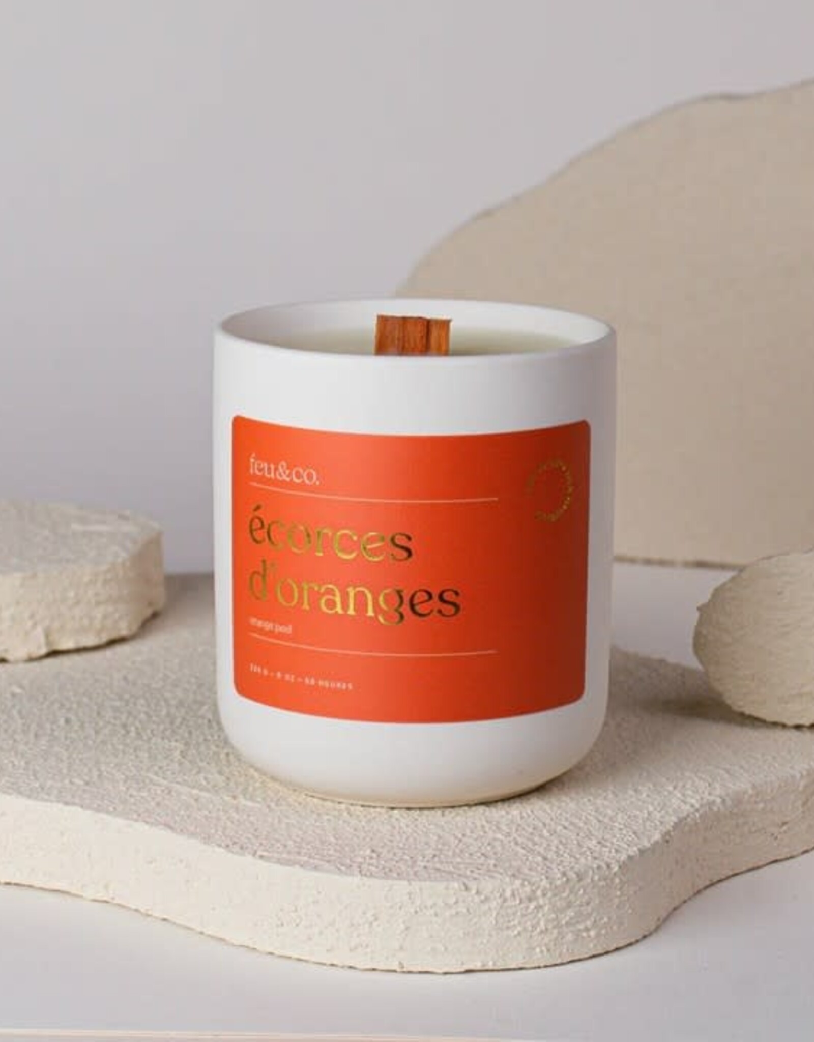 Feu & Co Bougie - Écorces d'oranges