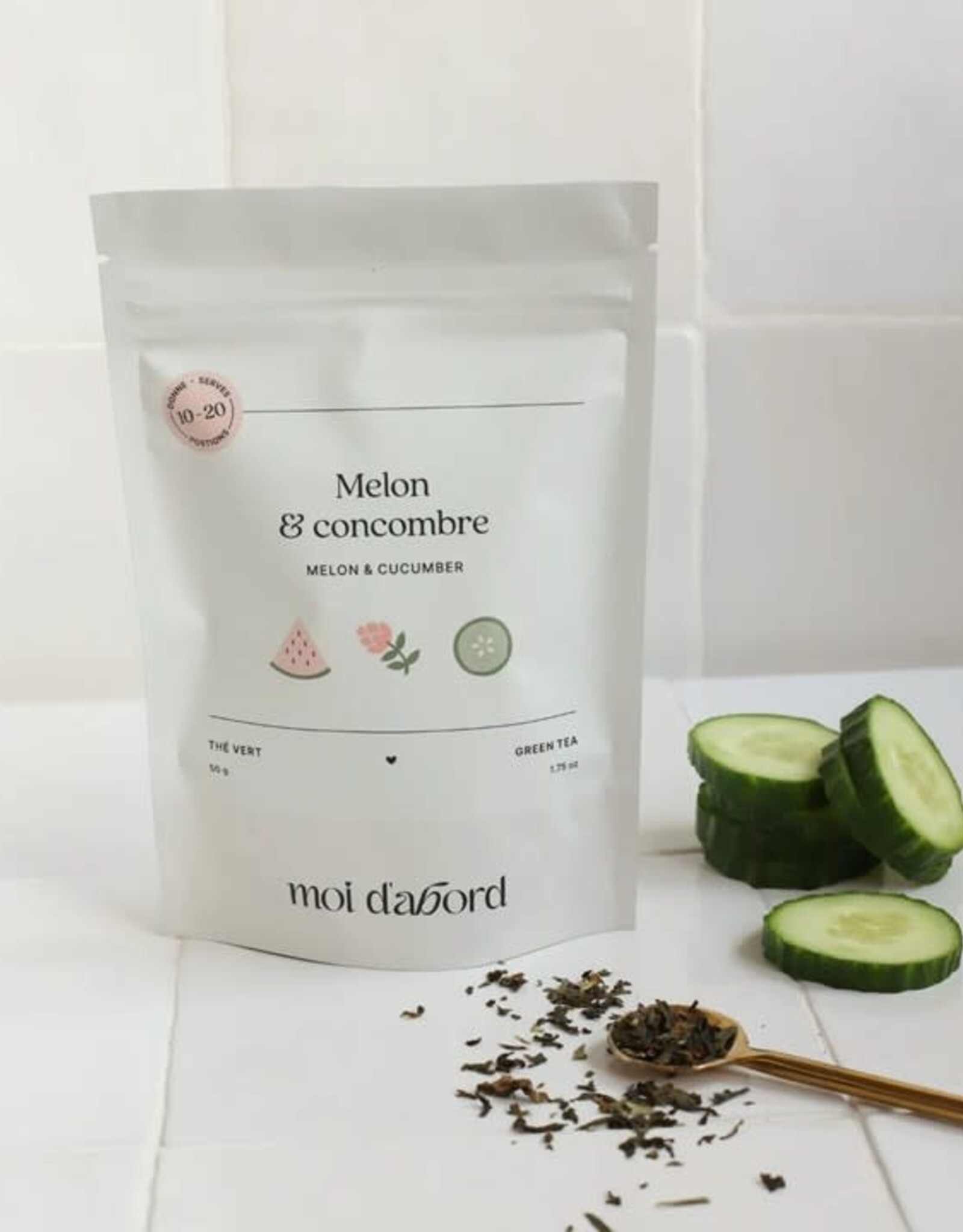 Moi D'Abord Thé vert - Melon & Concombre