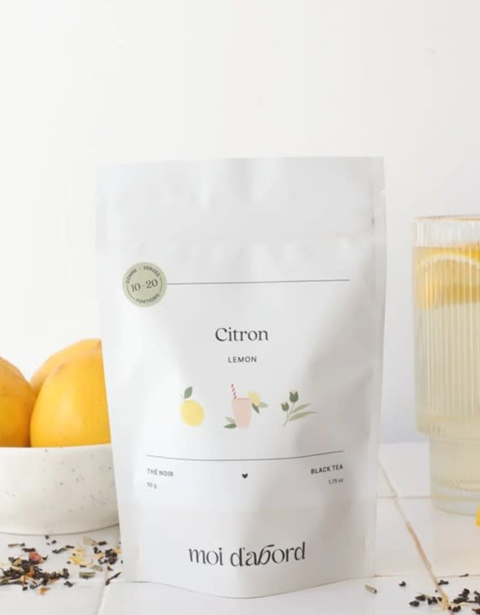 Moi D'Abord Thé noir - Citron