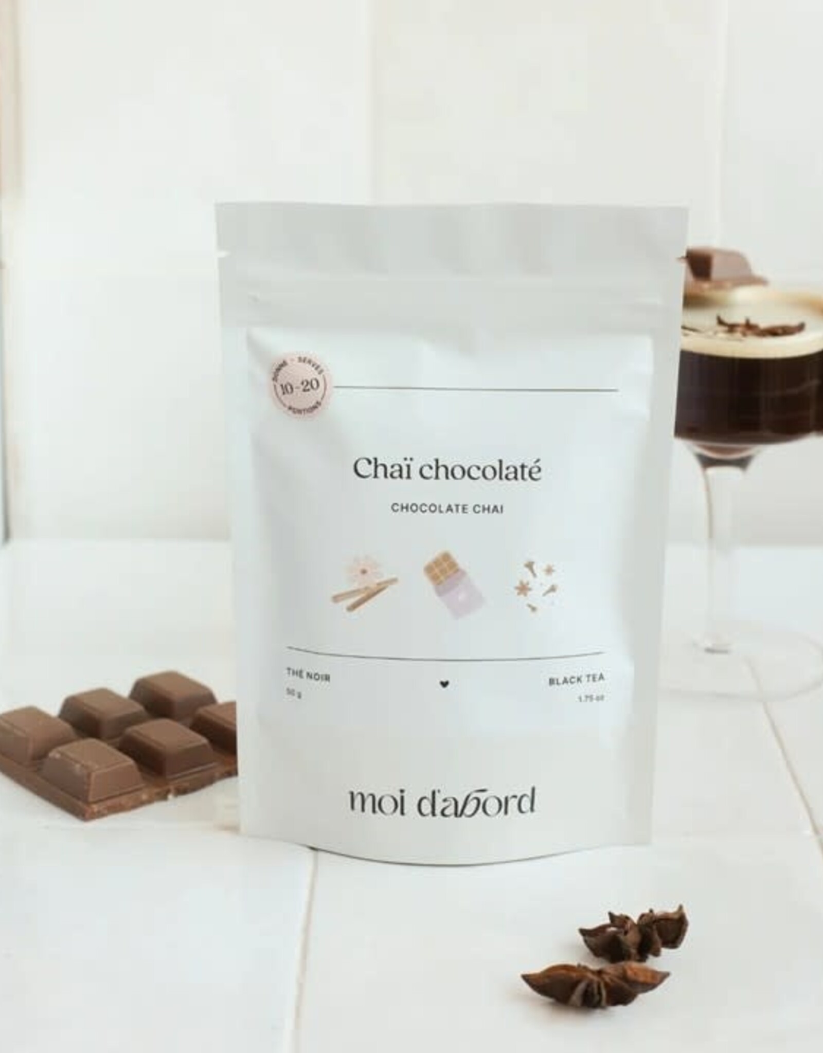Moi D'Abord Thé noir - Chai chocolaté
