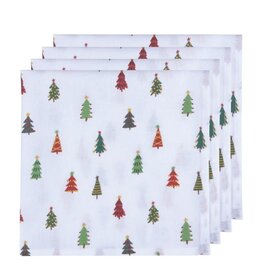 Ens. Serviette de table  - Sapins