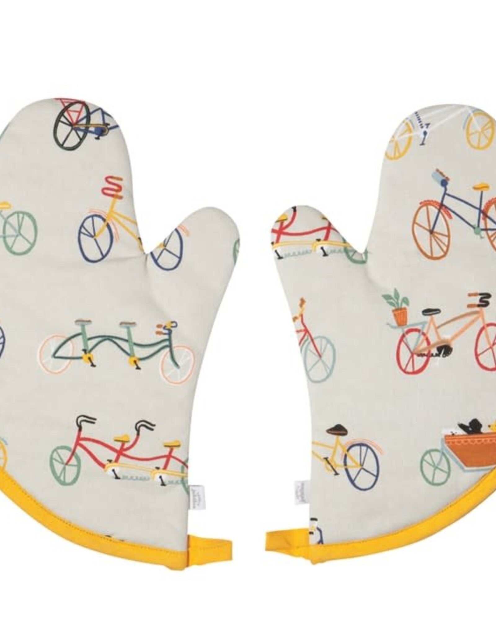 Ens mitaine à four - Vélos Jaune