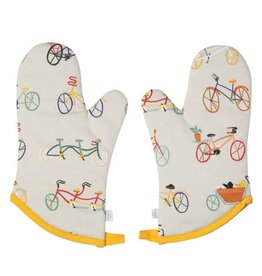 Ens mitaine à four - Vélos Jaune