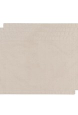 Ens.  4 napperons - Gris Dove